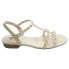 VANELi Brunel Studded Flat Strappy Womens Off White Casual Sandals 311707 9.5, 9.5 M - фото #1