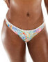 Фото #1 товара Kulani Kinis dreamscape crochet cheeky bikini bottom in multi