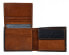 Men´s leather wallet 753 115 026 black / cognac