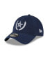 Фото #1 товара Men's Navy Dallas Cowboys Leaves 9TWENTY Adjustable Hat