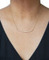 Фото #3 товара Wrapped diamond Bar 18" Pendant Necklace (1/6 ct. t.w.) in 14k Gold, Created for Macy's