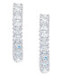 Фото #2 товара Серьги Macy's White Sapphire Diamond Studs