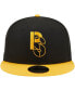 Фото #2 товара Men's Black, Gold Pittsburgh Steelers City Originals 9FIFTY Snapback Hat