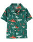 Фото #3 товара Baby Button-Front Dinosaur-Print Shirt 6M