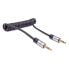 DCU Tecnologic Connection Jack 3.5 St. M-3.5 St. M Curly 1m