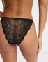 Фото #4 товара New Look high leg lace brief in black