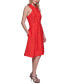 Women's Button-Front A-Line Dress