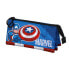 Фото #2 товара KARACTERMANIA Marvel Captain America Gears Triple Pencil Case