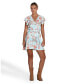 ფოტო #1 პროდუქტის Women's Love Shack Mini Wrap Dress