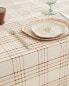 Tablecloth with raised lines