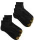 ფოტო #1 პროდუქტის Women's 6-Pack Athletic Half-Cushion Quarter Socks