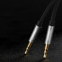Фото #6 товара Kabel przewód audio AUX mini jack 3.5mm 1m - czarny