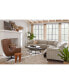 Фото #16 товара Adney 121" 3 Pc Zero Gravity Fabric Sectional with 2 Power Recliners, Created for Macy's