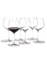 Фото #1 товара Perfection Burgundy Glasses, Set of 6