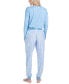 ფოტო #2 პროდუქტის Women's 2-Pc. Lounge Loyalist Sweatshirt & Jogger Pants Pajamas Set