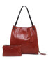 Women's Genuine Leather Daisy Tote Bag