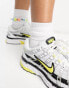 Nike P-6000 trainers in white and silver