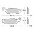 BRAKING 929 cm46 Off Road Sintered Brake Pads