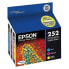 Фото #1 товара Epson 252 C/M/Y 3pk Ink Cartridges - Cyan, Magenta, Yellow (T252520-CP)