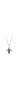 ფოტო #2 პროდუქტის Color Glass Crystal Filigree Cross Necklace