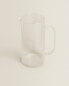 Фото #9 товара Borosilicate glass jug with line design