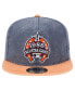 Фото #2 товара Men's Navy/Orange Houston Astros 1986 MLB All-Star Game Pigment Dye Golfer Snapback Hat