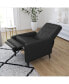 Фото #6 товара Darcy Recliner Chair Mid-Century Modern Tufted Upholstery Ergonomic Push Back Living Room Recliner