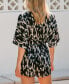 Фото #3 товара Платье пляжное CUPSHE женское mini с короткими объемными рукавами