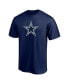 Фото #2 товара Men's CeeDee Lamb Navy Dallas Cowboys Team Player Icon Name and Number T-shirt