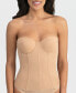 ფოტო #1 პროდუქტის Brianna Low Back Strapless Longline Bra, 8980