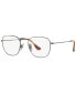 ფოტო #1 პროდუქტის RX8157V Frank Titanium Optics Men's Square Eyeglasses
