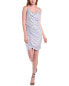 Фото #1 товара Платье женское из лавандового цвета Aidan Mattox Cowl Slip Dress