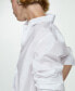 ფოტო #4 პროდუქტის Women's Regular Cotton Lyocell-Blend Shirt