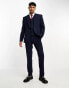 ASOS DESIGN slim suit trousers in navy