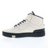 Фото #8 товара Fila V-10 Lux 1CM00881-120 Mens Beige Leather Lifestyle Sneakers Shoes