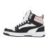 Фото #3 товара Puma Rebound V6 Lace Up Womens Black, Pink, White Sneakers Casual Shoes 4010062