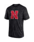 Men's Black Nebraska Huskers Camo Logo T-shirt