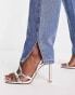 Фото #10 товара Missyempire low rise split leg jeans in blue