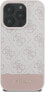 Фото #3 товара Guess Guess GUHCP16XG4GLPI iPhone 16 Pro Max 6.9" różowy/pink hardcase 4G Bottom Stripe