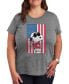 ფოტო #1 პროდუქტის Trendy Plus Size Peanuts Joe Cool Americana Graphic T-Shirt