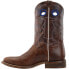 Nocona Boots Go Round Tan Embroidery Square Toe Cowboy Mens Size 7 D Casual Boo