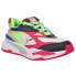 Фото #2 товара Puma RsFast Pop Lace Up Womens Pink Sneakers Casual Shoes 384328-01