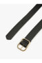 Ремень Koton Leather-Look Metal Buckle Detail