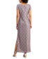 Фото #2 товара Women's Sequined-Lace Maxi Dress
