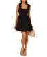 ფოტო #3 პროდუქტის Women's Tie-Shoulder Bubble Dress