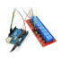 Relay module 8-channel optoisolation - 10A/250VAC contacts - 5V coil - red