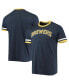Фото #2 товара Men's '47 Navy Milwaukee Brewers Team Name T-shirt