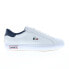 Фото #1 товара Lacoste Powercourt Tri 22 1 SMA Mens White Leather Lifestyle Sneakers Shoes