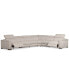 Nevio 157" 6-Pc. Fabric "L" Shaped Sectional Sofa, Created for Macy's