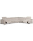 Фото #6 товара Nevio 157" 6-Pc. Fabric "L" Shaped Sectional Sofa, Created for Macy's